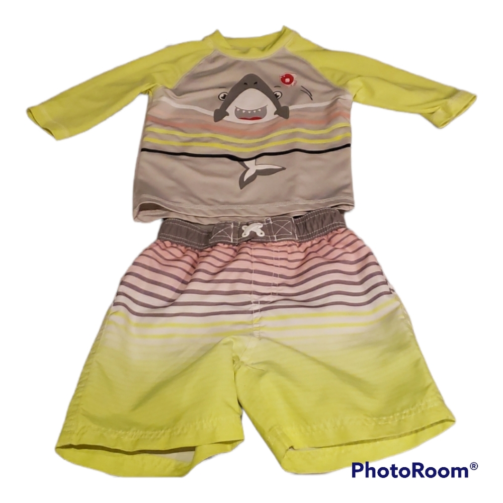 Shark Swim Suit, Size 24m